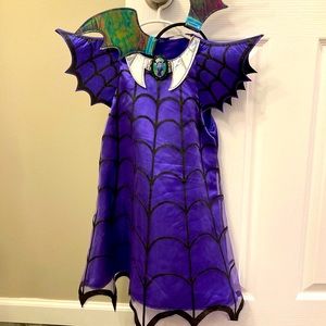 Vampirina costume size 5t with bat ears and gloves